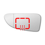 Mirror glass for Renault Master 2004 - 2020